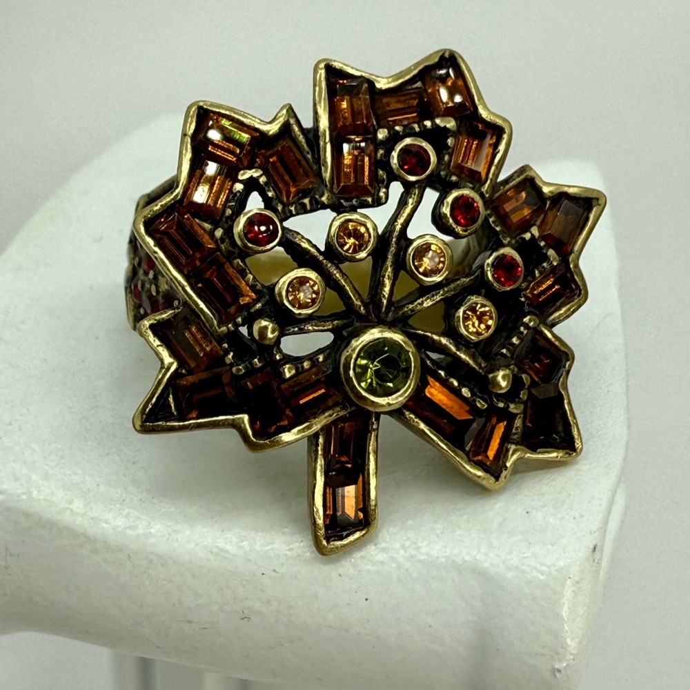 Vintage Heidi Daus “Forever Autumn” Ring size 8 - Picture 3 of 16
